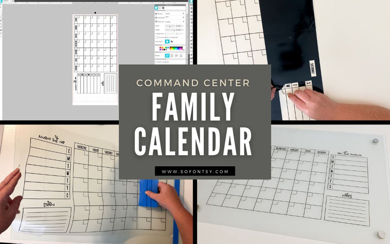Command Center Family Calendar