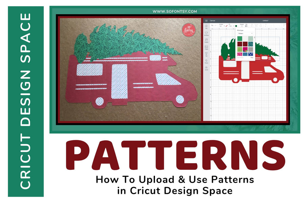 Upload a Pattern with cricut design space  How to upload pattern to Cricut  design space 