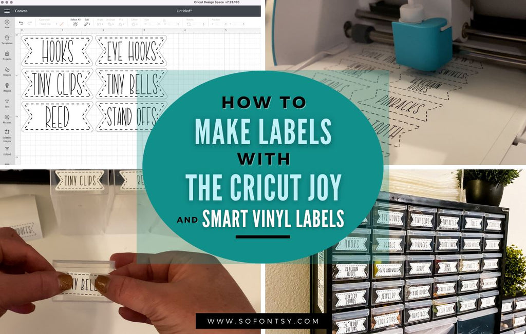 Cricut Joy Smart Machine with Writable Vinyl, Pens and Tools DIY
