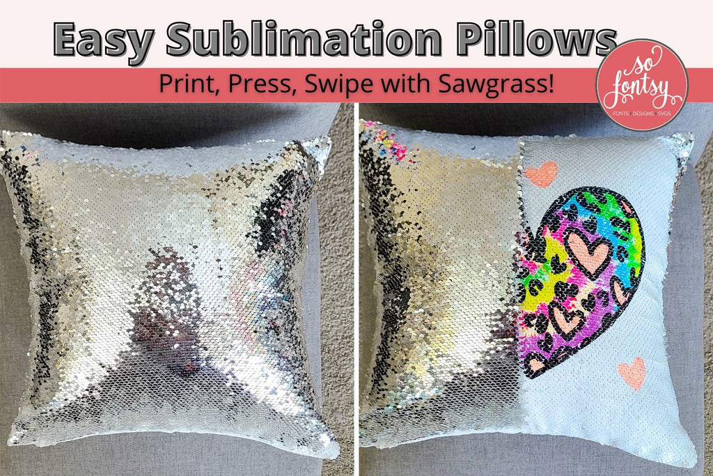 How to Sublimate a Sequin Pillow 