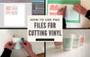 How to Use PNG Files for Cutting Vinyl