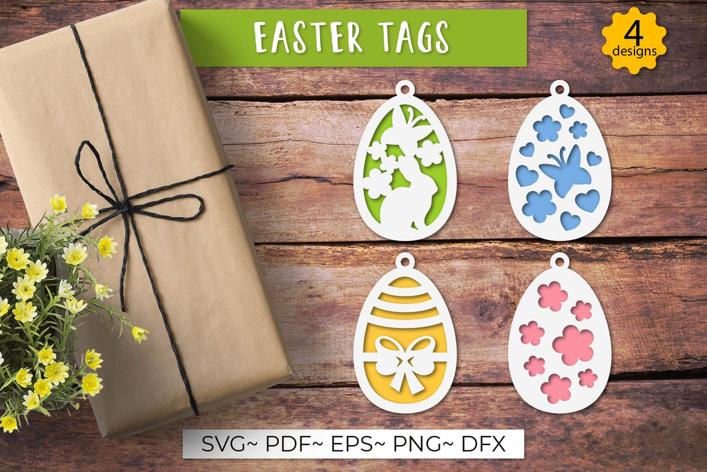 3d easter egg svg | Layered easter ornament - So Fontsy
