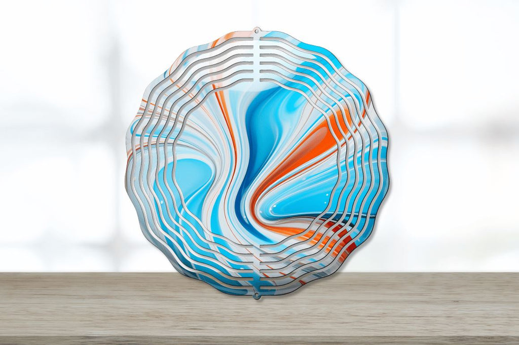 3d Liquid Art Marble Wind Spinner - So Fontsy