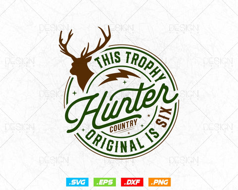 6th Birthday Party Gifts 6 Years Kids Deer Hunting Svg Png, Duck Hunting Gifts for Men, Svg Files for Cricut Silhouette, Instant Download SVG DesignDestine 