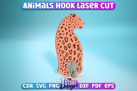Animals Hook Laser Cut Bundle | Home Design | Wooden Animals Hook | CNC File SVG The T Store Design 