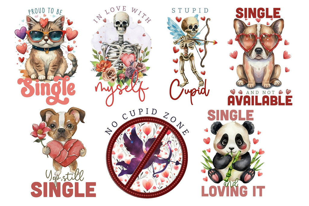 No Cupid Zone Tumbler Design, Anti Valentines Quotes Tumbler Wrap, Funny Valentines  Tumbler Png, Funny Quotes Sublimation Png, Digital Download - So Fontsy