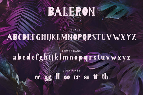 Baleron Font Prasetya Letter 