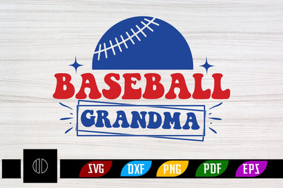 Baseball Grandma Svg Design SVG Nbd161 