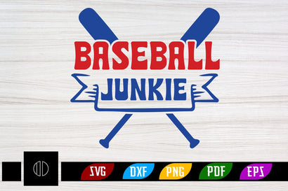 Baseball Junkie Svg Design SVG Nbd161 