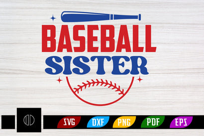 Baseball Sister Svg Design SVG Nbd161 