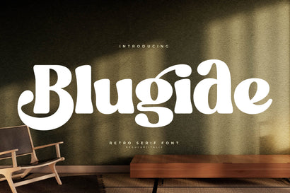 Blugide - Retro Serif Font Font Letterena Studios 