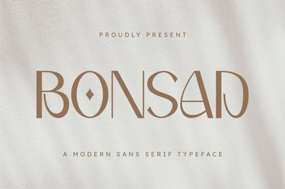 Bonsad - Modern Sans Serif Font Font Masyafi Studio 