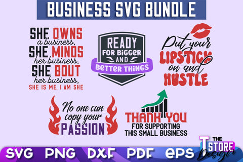 Business SVG Design Bundle | Business Quotes SVG Design | Boss SVG v.2 SVG The T Store Design 