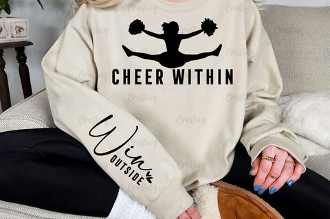 Cheer within Sleeve SVG Design SVG Designangry 