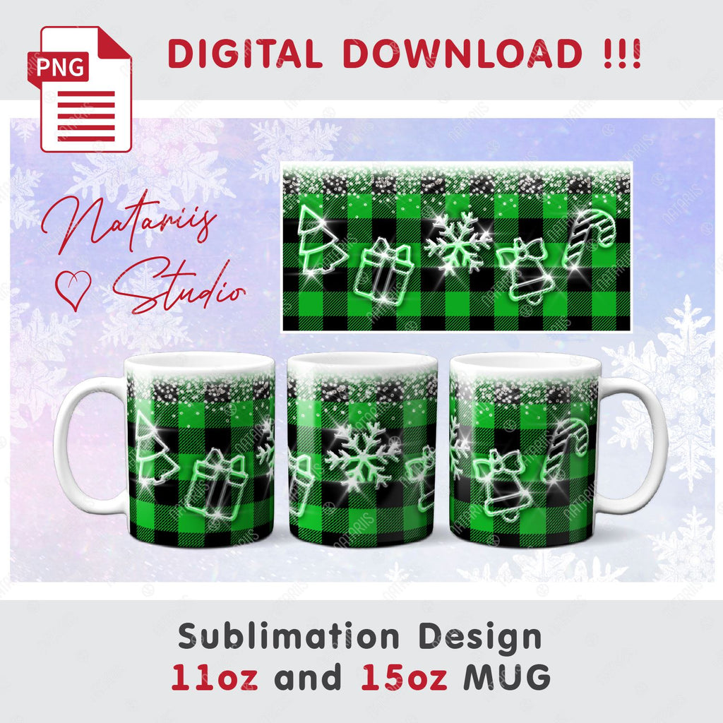 KIDDIE CHRISTMAS MUG BUNDLE (6 Fun Designs Just for Kids) – Digital Designs  by Liby