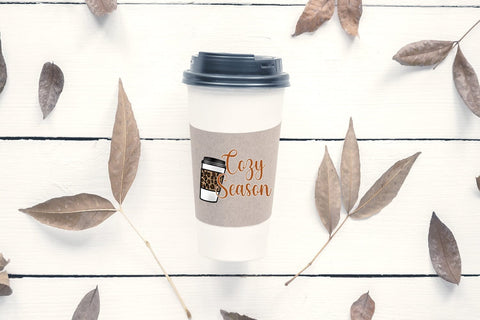 Cozy Season Coffee Cup JPG, PNG Digital Download For Sublimation or Printing download for printing. Sublimation Willow Paige Farms 