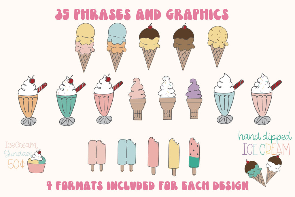 cricut ice cream