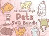 Cute Pet Animals SVG Design Set SVG HalieKStudio