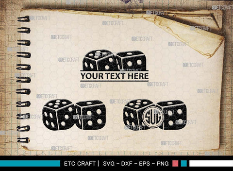 Dice SVG Bundle, Dice Silhouette, Casino Svg, Gamble Svg, Rolling Dice Svg, Game Dice Svg, Dice Faces Svg, Dice SVG ETC Craft