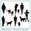 Dog Walker svg, Dog Walker Silhouette, Dog Walker Clipart, Woman Walking Svg, Dog Walker SVG Bundle, Walking the Dog, Walking Svg, Dog Lover SVG Dinvect
