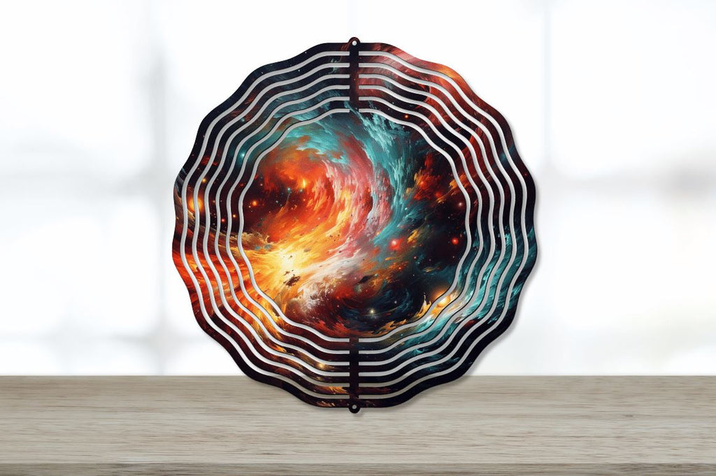 Dynamic colorful galaxy Wind Spinner - So Fontsy