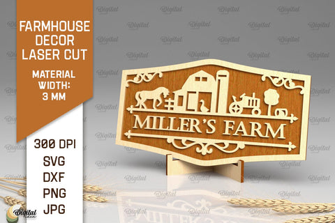 Farmhouse Decor Laser Cut Bundle. Farmhouse Signs SVG SVG Evgenyia Guschina 