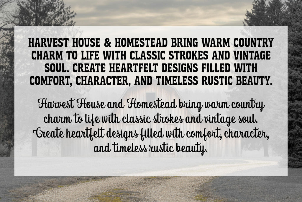 Farmhouse Font Bundle – Rustic Serif Script Vintage Country Duo - So Fontsy
