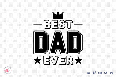 Father's Day SVG Design | Best Dad Ever SVG CraftLabSVG 