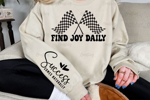 Find joy daily Sleeve SVG Design SVG Designangry 