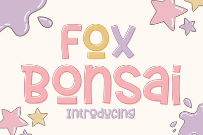 Fox Bonsai Font Font Fox7 By Rattana 