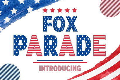 Fox Parade Font Font Fox7 By Rattana 