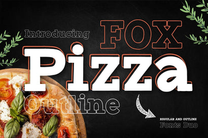 Fox Pizza Font Font Fox7 By Rattana 