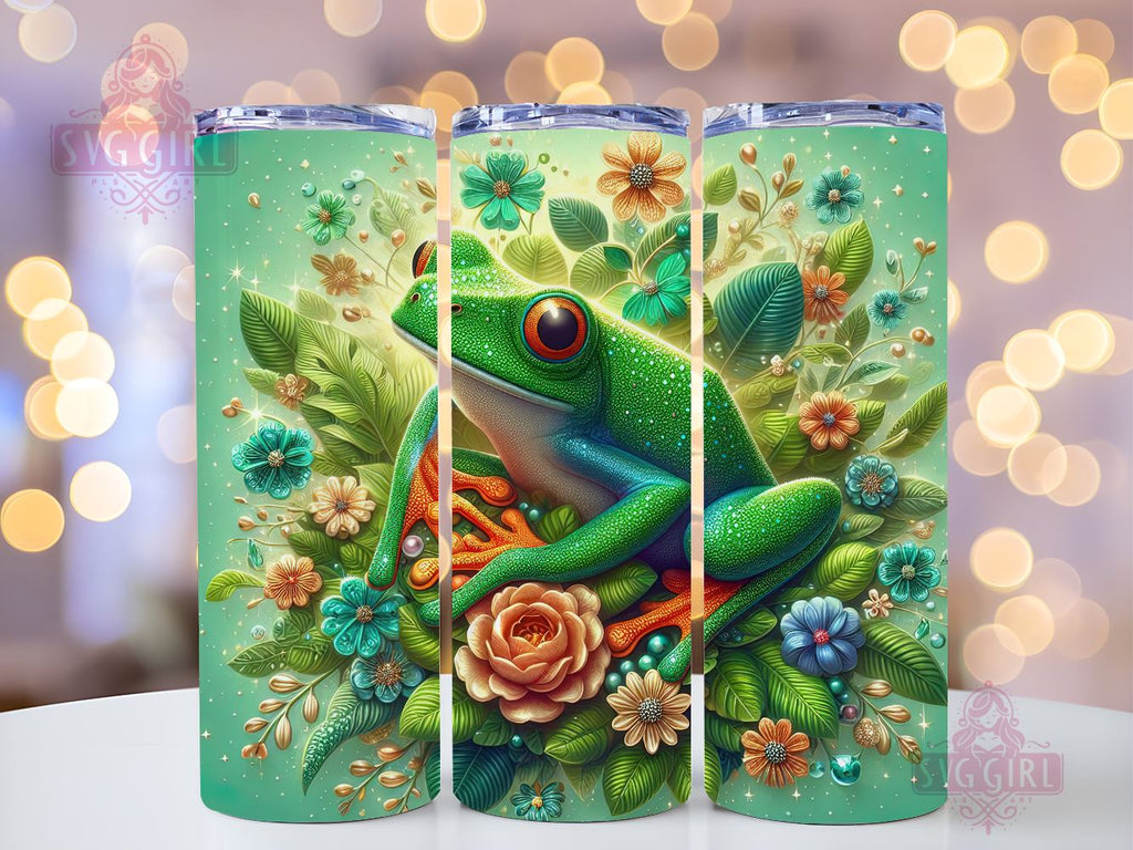 Frog 20 oz Tumbler Wrap Design Digital Download, Frog Tumbler Wrap ...