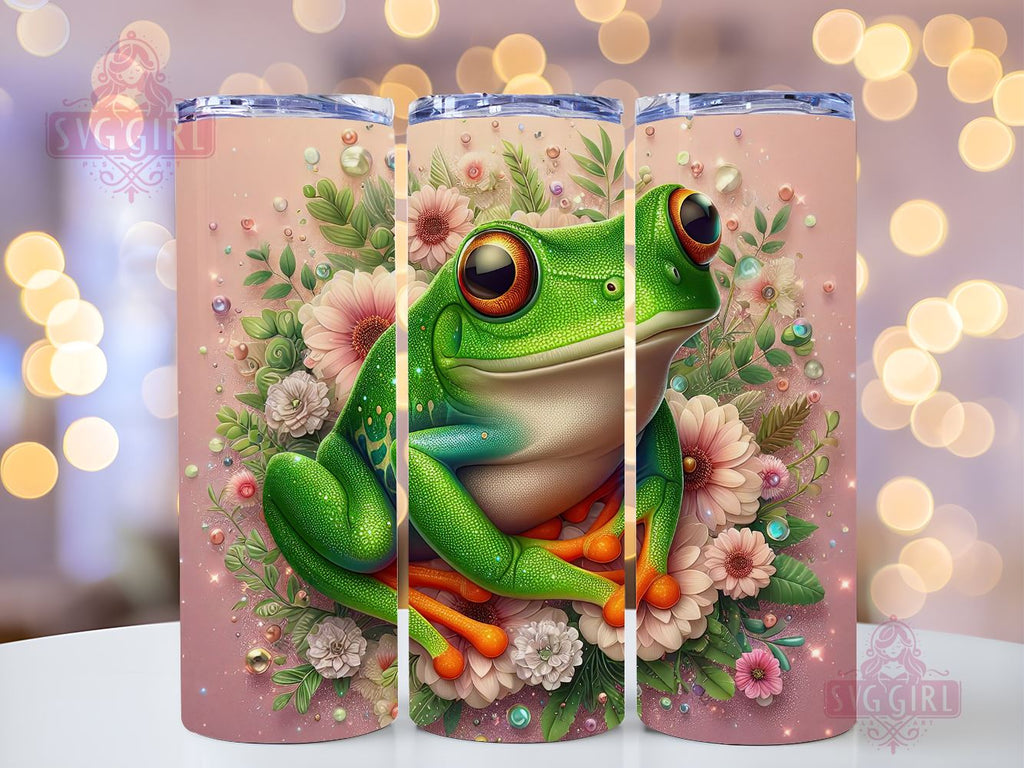 Frog 20 oz Tumbler Wrap Design Digital Download, Frog Tumbler Wrap ...