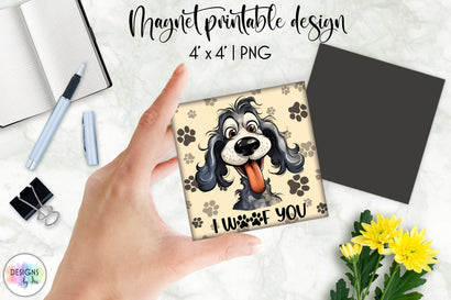 Funny Dog Lover Coaster Sublimation, Funny Dog Quotes Print Sublimation Designs by Ira 