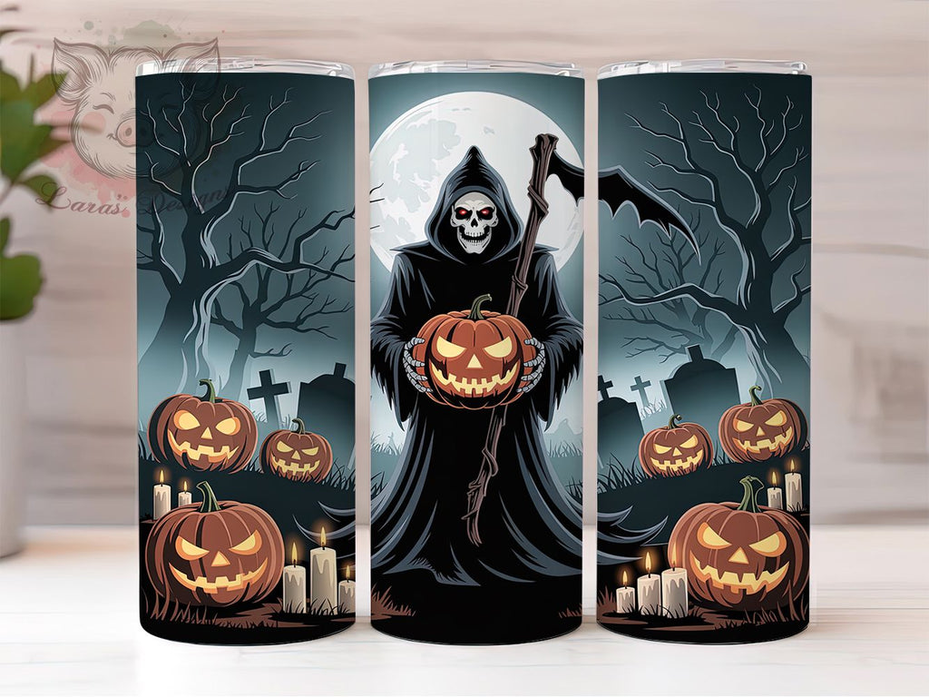 Ghostly Maiden Elegant Halloween Tumbler, Haunted Beauty Wrap, Spooky ...
