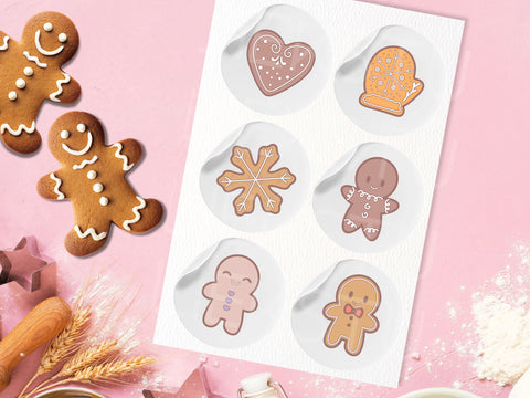 Gingerbread Men SVG Design Set SVG HalieKStudio