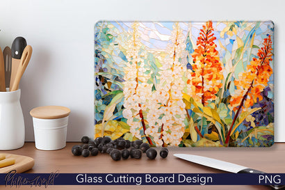 Glass Cutting Board Design | Summer Meadow Sublimation Pfiffen's World 