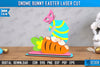 Gnome Bunny Easter Bundle | Easter Bunny | Easter Design | Home Décor | CNC Files SVG Fly Design