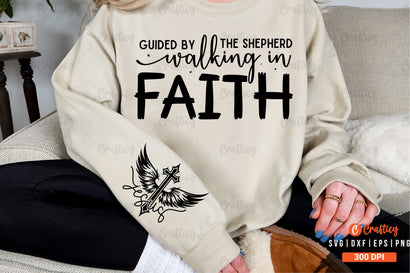 Guided by the Shepherd walking in faith Sleeve SVG Design SVG Designangry 