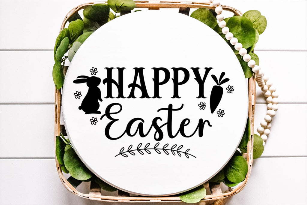 Happy Easter Svg I Easter Door Sign Svg I Easter Sign Svg So Fontsy 3713