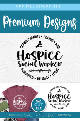 Hospice social worker svg, social work svg, hospice svg SVG SVG Cut File 