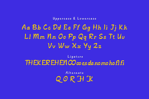 Hunosai - Display Font Font twinletter 