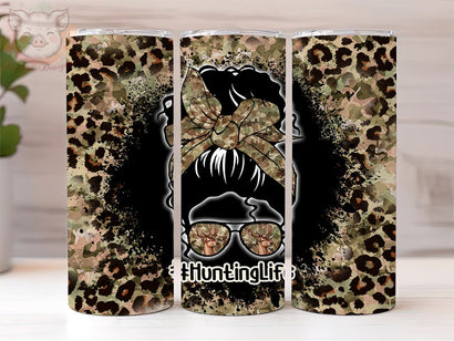 Hunting Life 20 oz Skinny Tumbler, Deer Hunting Tumbler Wrap Png, Digital, Digital Download PNG Sublimation Lara' s Designs 