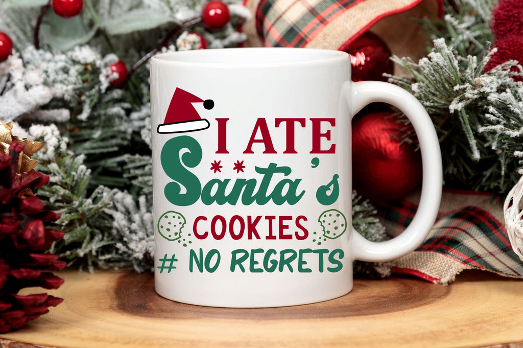 I ate santas cookies SVG Design - So Fontsy