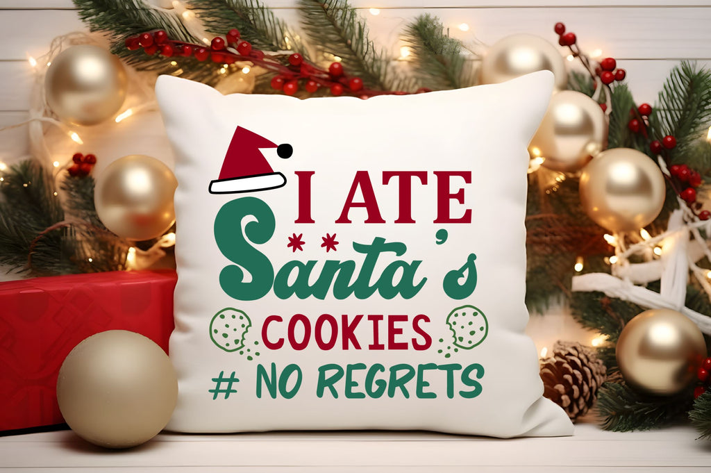 I ate santas cookies SVG Design - So Fontsy