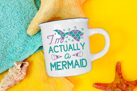 I'm Actually a Mermaid SVG Design SVG CraftLabSVG 