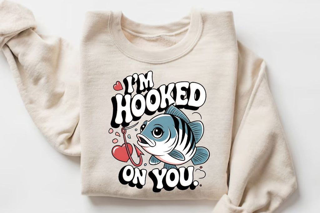I'm hooked on you Sublimation Design - So Fontsy