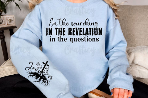 In the searching in the revelation in the questions Sleeve SVG Design SVG Designangry 