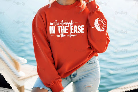 In the struggle in the ease in the Sleeve SVG Design SVG Designangry 